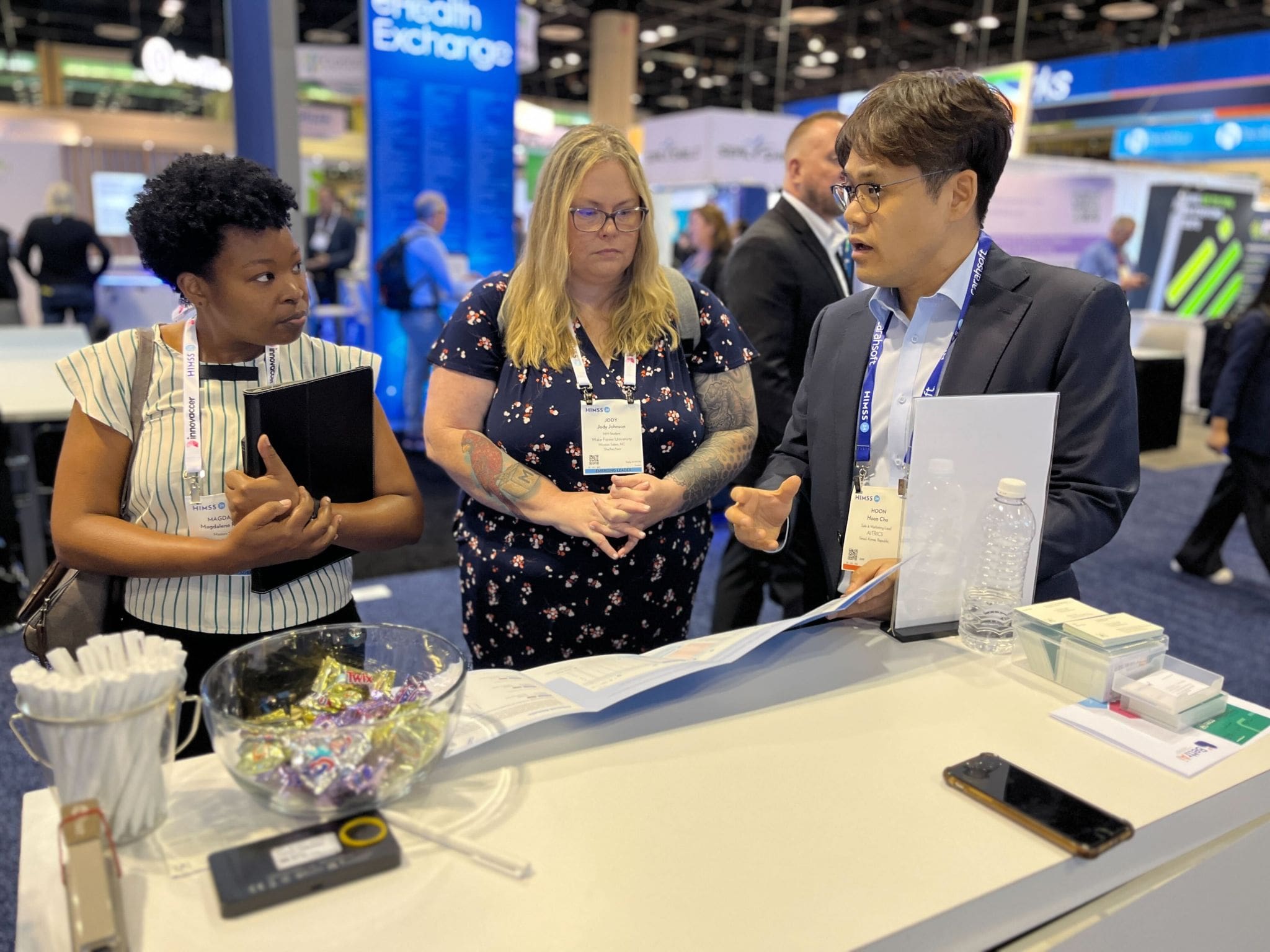 Wake Forest SPS Students at HIMSS